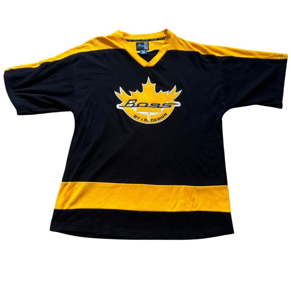 Boss By I.G. Design Vintage 90s Hockey Jersey XL
